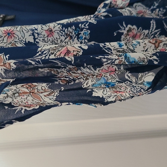 As U Wish long maxi blue floral dress - Picture 8 of 11